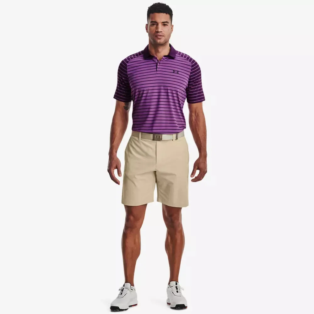 2024 Under Armour Men's Iso-Chill Airvent Shorts - Khaki Base/Halo Gray