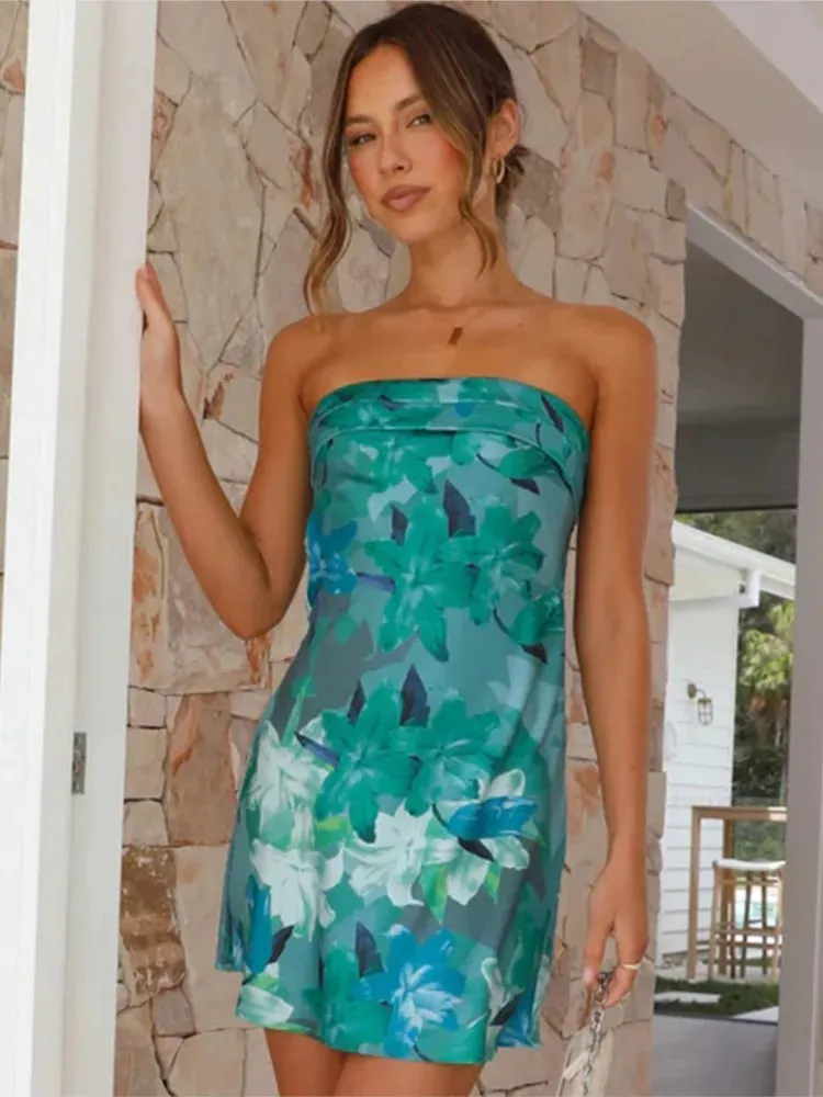 A Floral Tube Dress for Sunny Days and Festive Nights