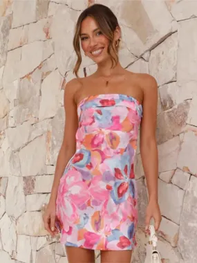 A Floral Tube Dress for Sunny Days and Festive Nights