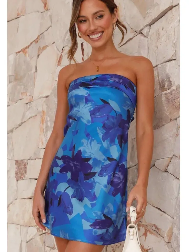 A Floral Tube Dress for Sunny Days and Festive Nights