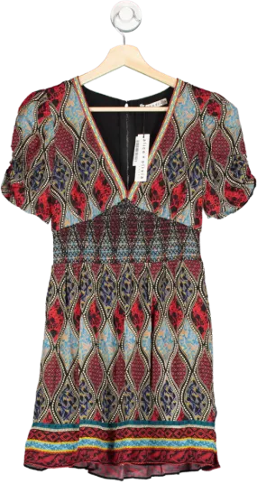 Alice   Olivia Jewel Multi Printed Dress Size UK 8