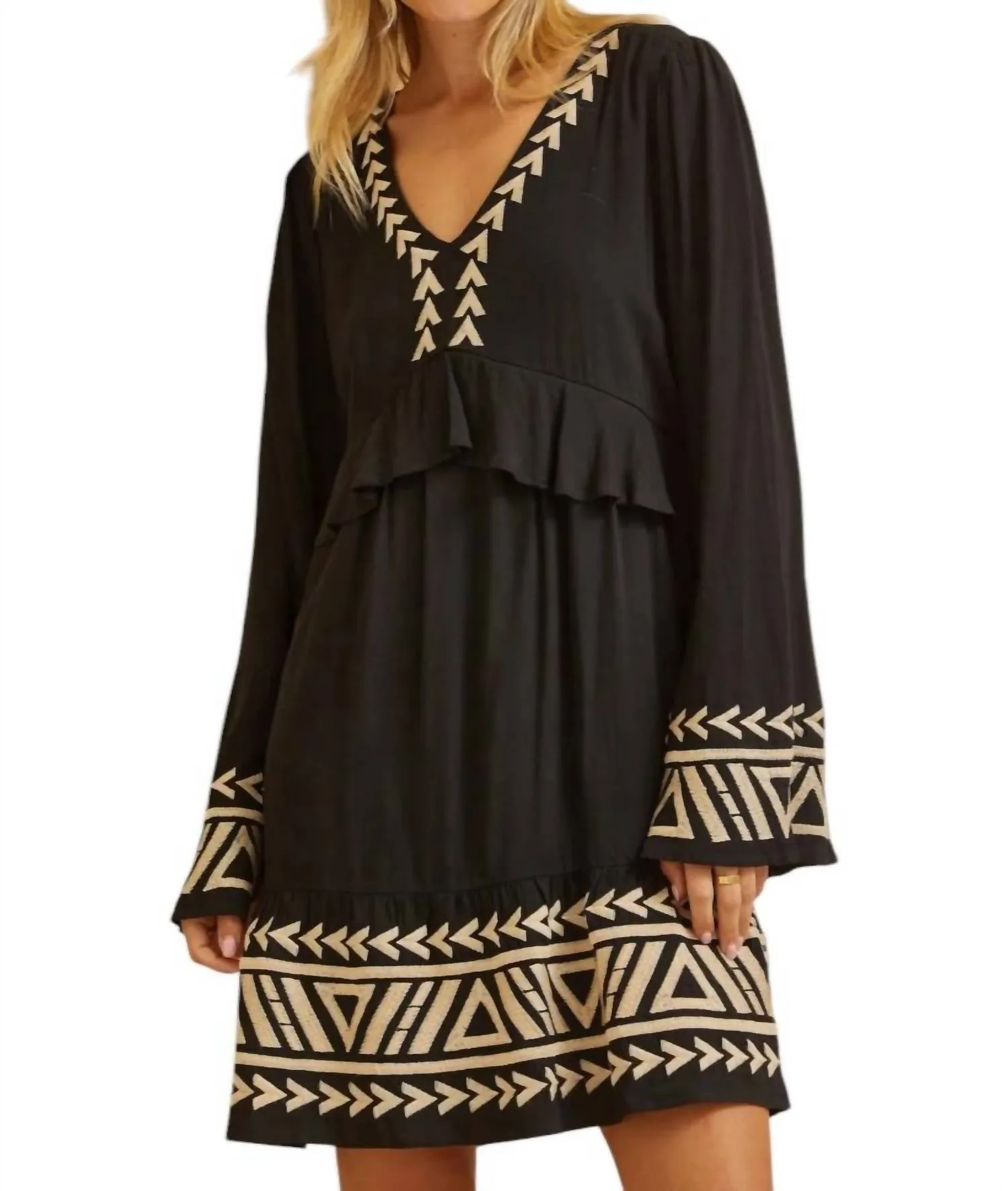 Andree By Unit - Remember When Embroidered Dress
