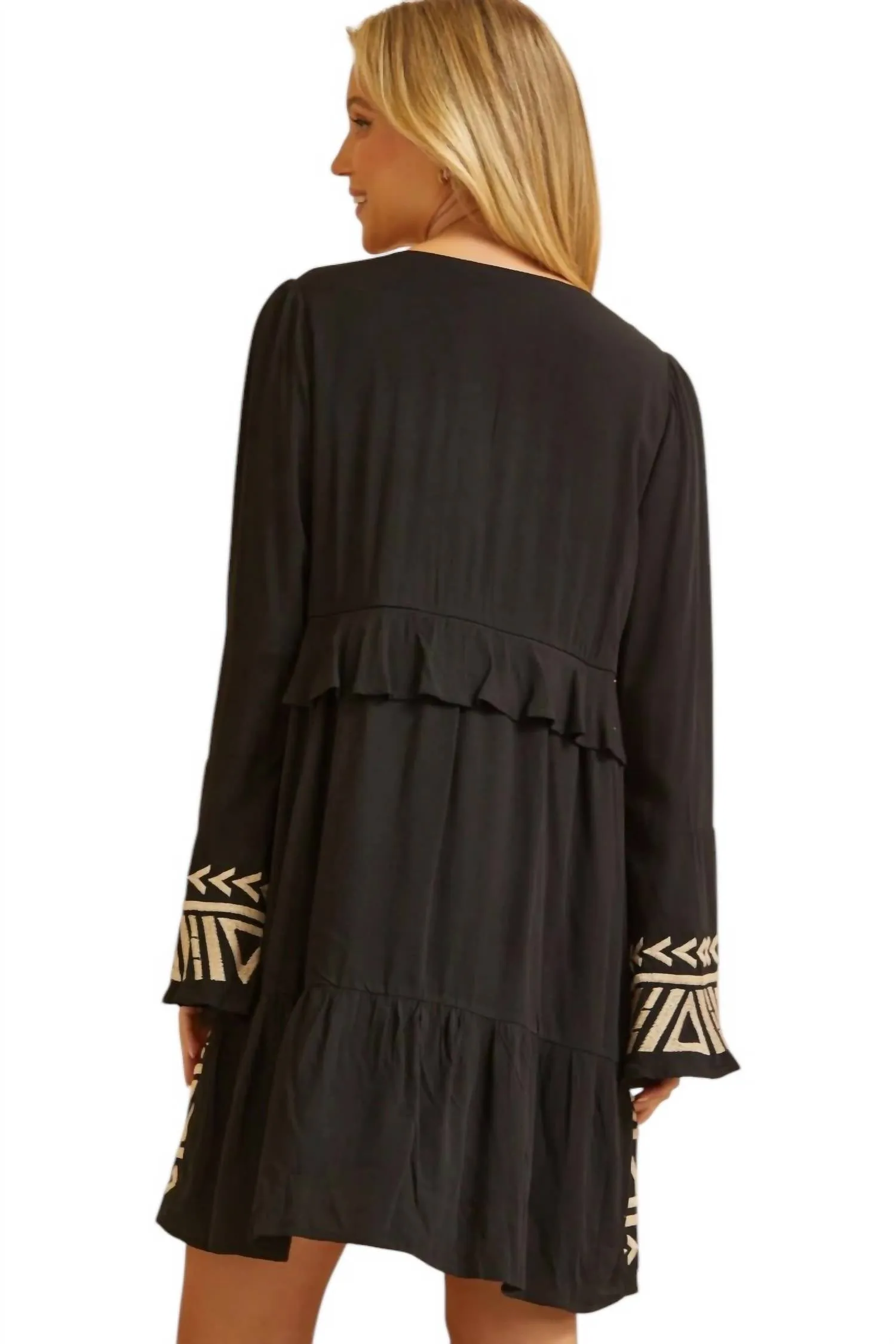 Andree By Unit - Remember When Embroidered Dress