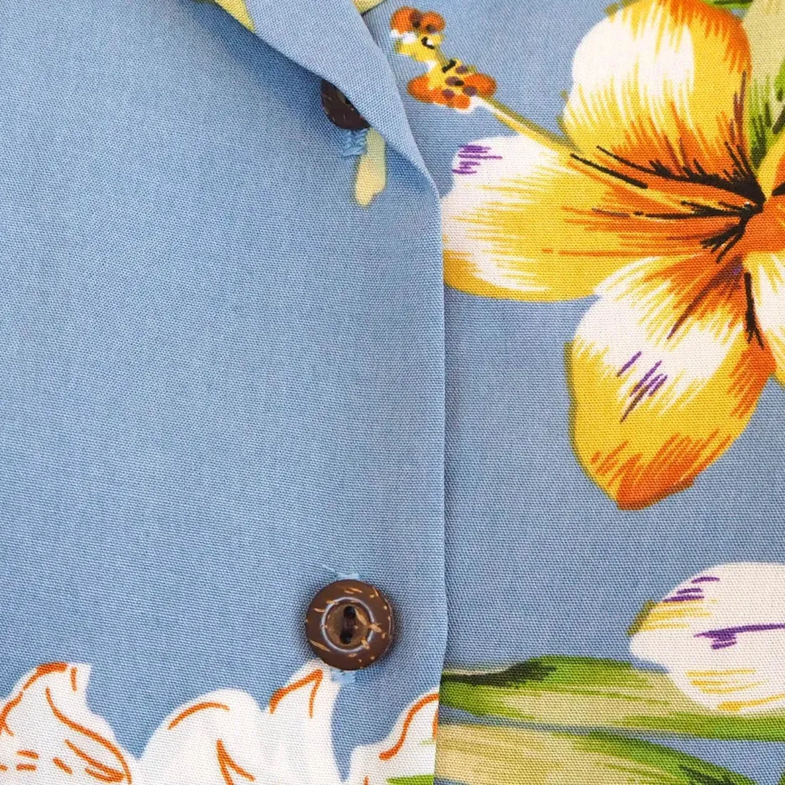 Atoll Blue Lady's Hawaiian Sleeveless Blouse