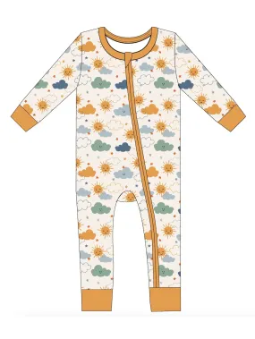 Baby Bamboo Sleeper Pajamas - Sunny