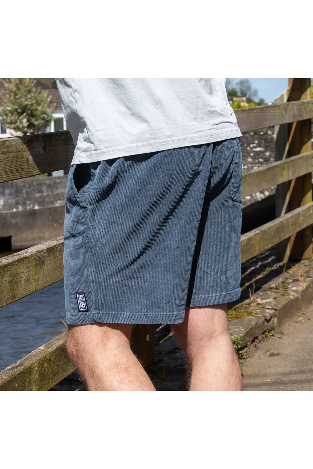 BamBooBay Chill Cord Shorts Navy