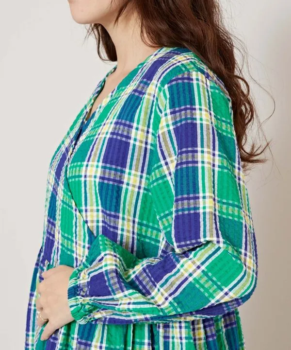 Checkered Cache Coeur Dress