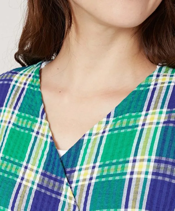 Checkered Cache Coeur Dress