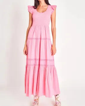Chessie Maxi Dress in Vivid Pink | Vivid Pink