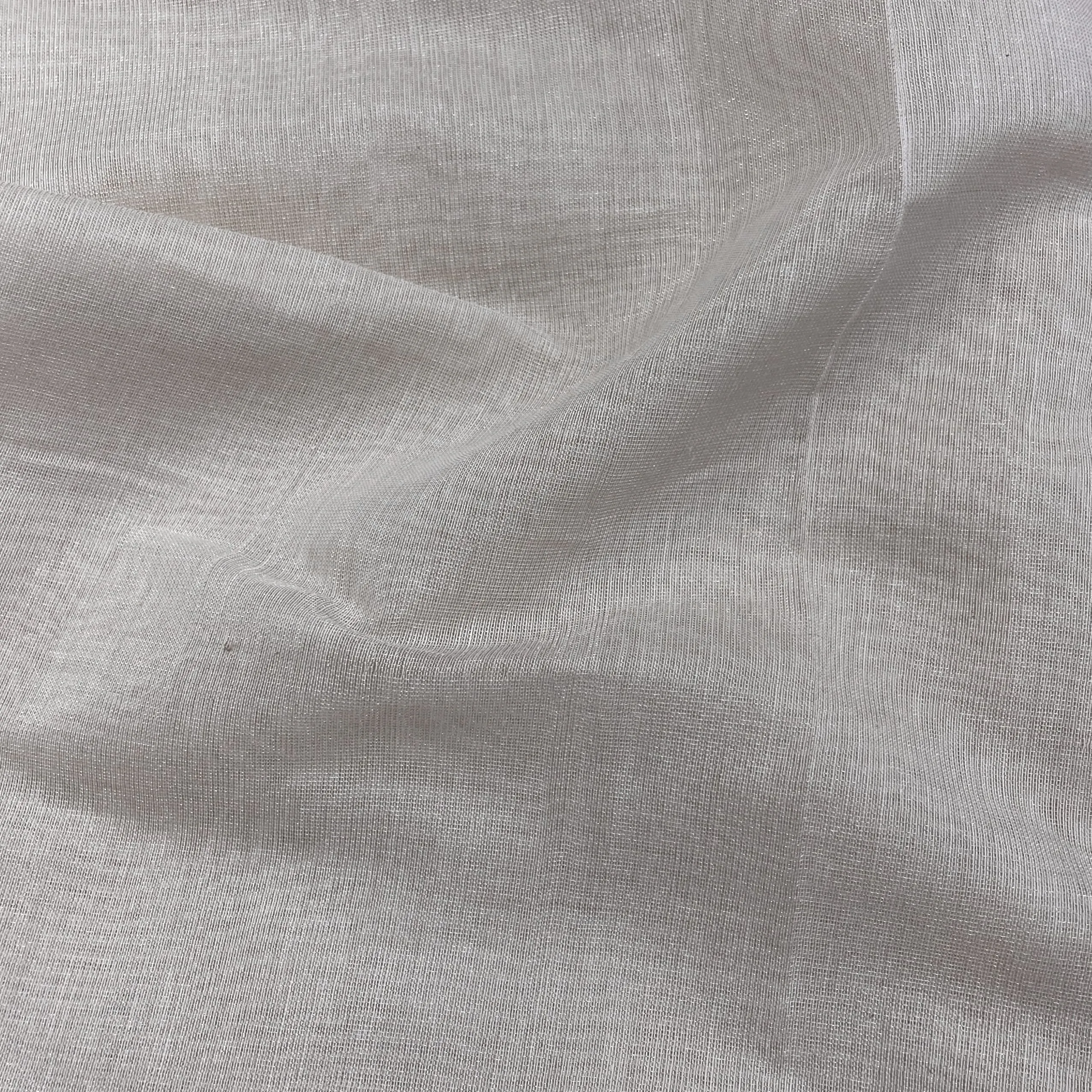 Classic Beige Beige Diamond Tissue Silver Silk Fabric