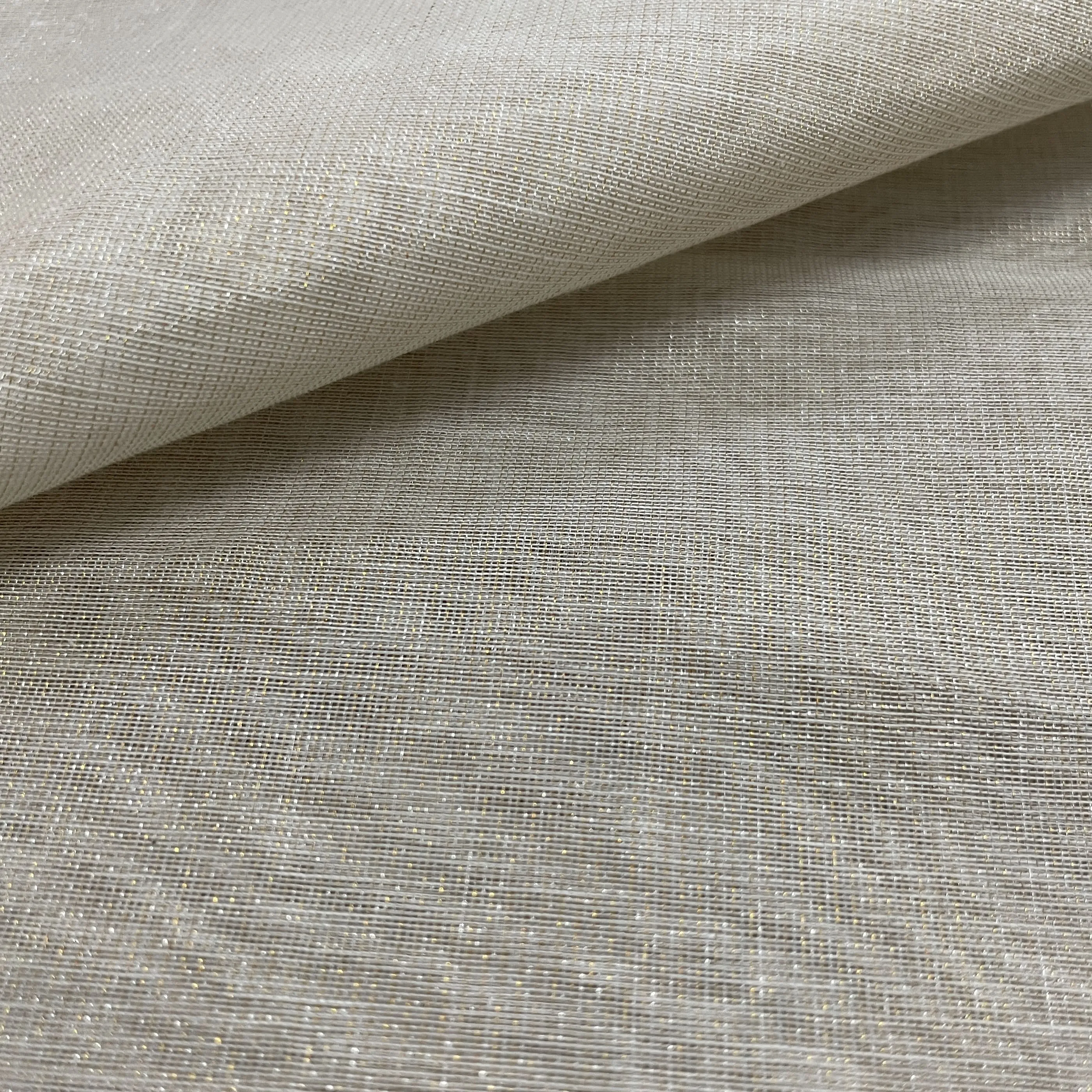 Classic Gold Solid Diamond Pure Tissue Silk Fabric