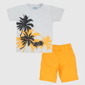 Cute Palms Short-Sleeved Pajama