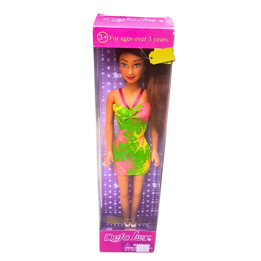 Defa Lucy Fashion Dolls – Vibrant Party Dresses in Floral & Tropical Designs – Perfect Gift for Kids (3 )