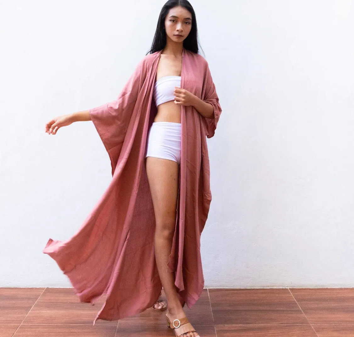 Dusty Rose Kimono