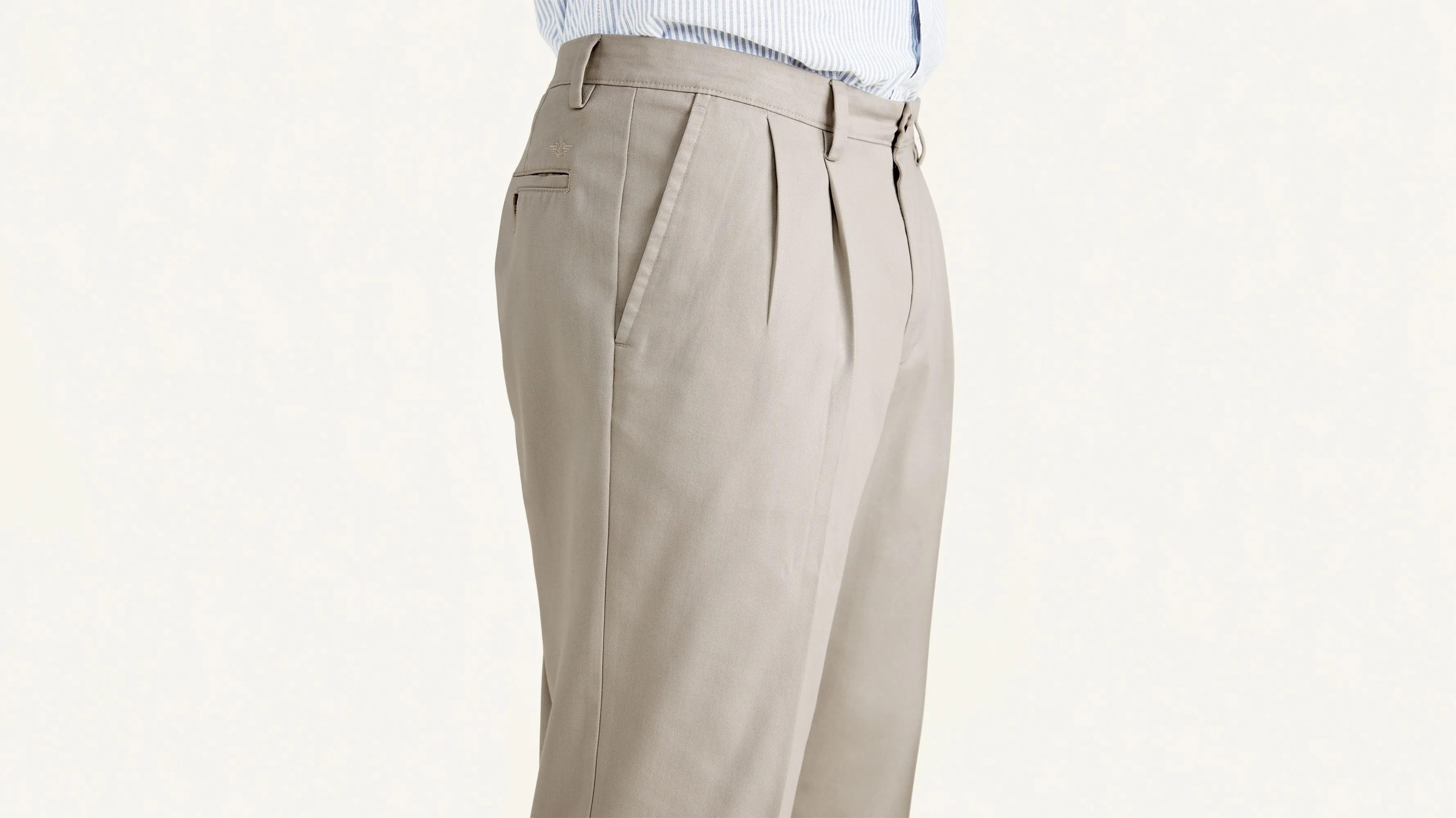 Easy Khakis, Pleated, Classic Fit (Big and Tall)