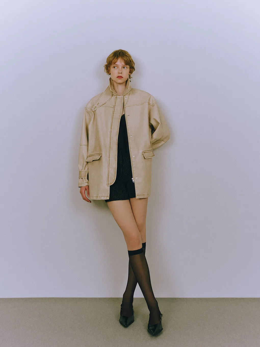 EASY SHORT KNIT PANTS