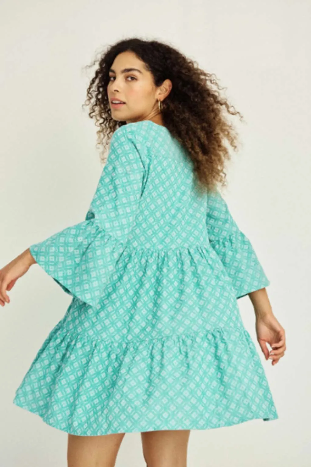 Eliza Dress Vivid Green