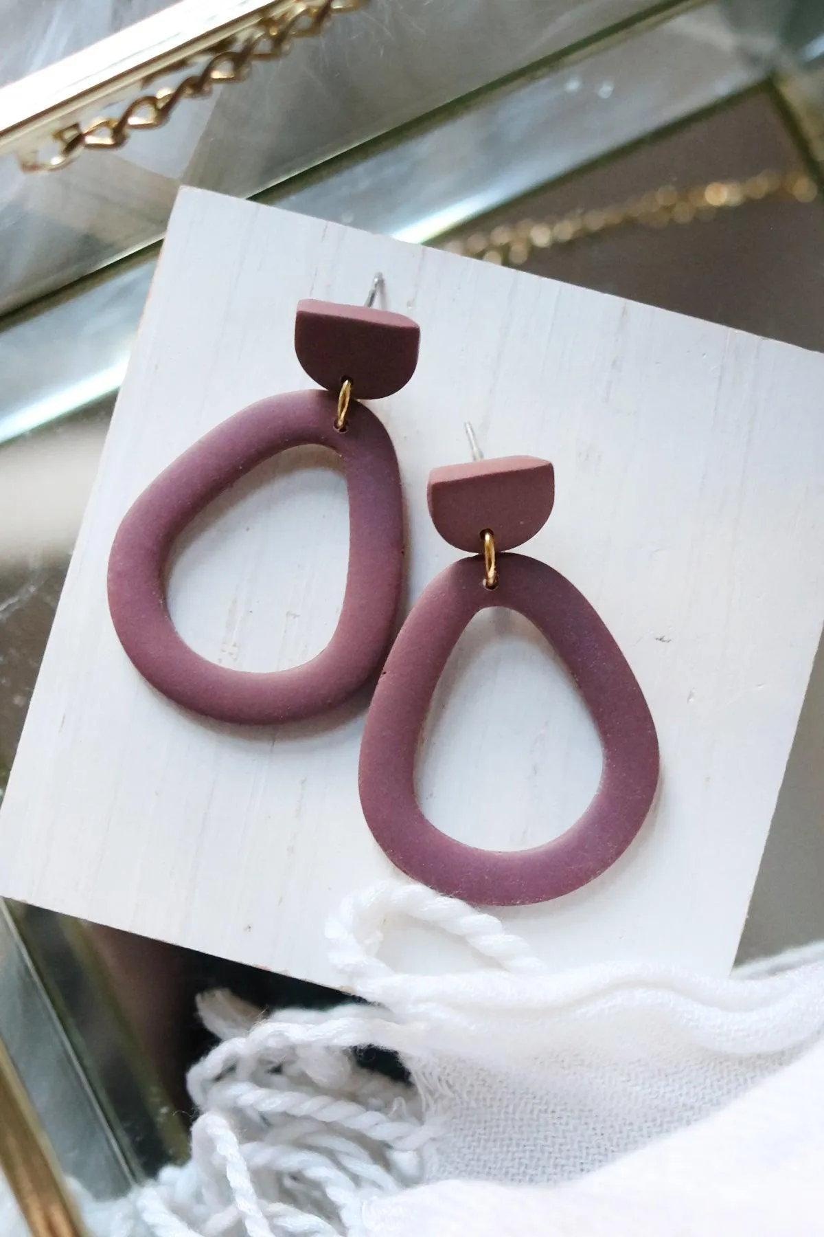 Embrace Polymer Clay Earrings | Choose Your Colour