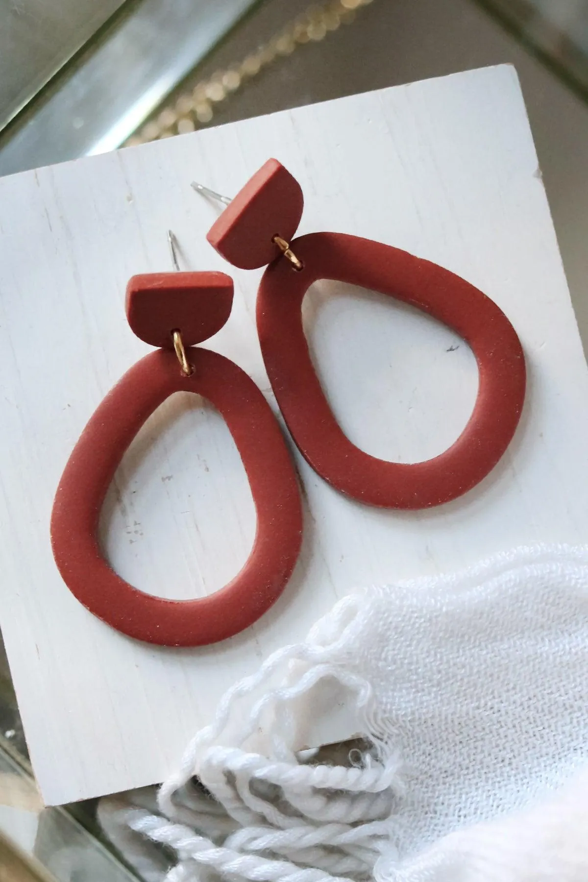 Embrace Polymer Clay Earrings | Choose Your Colour