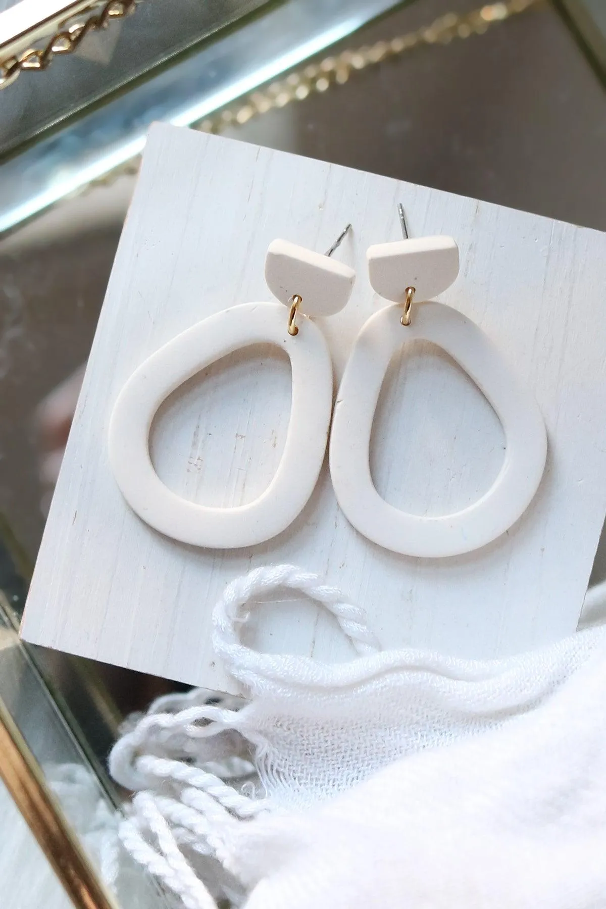 Embrace Polymer Clay Earrings | Choose Your Colour
