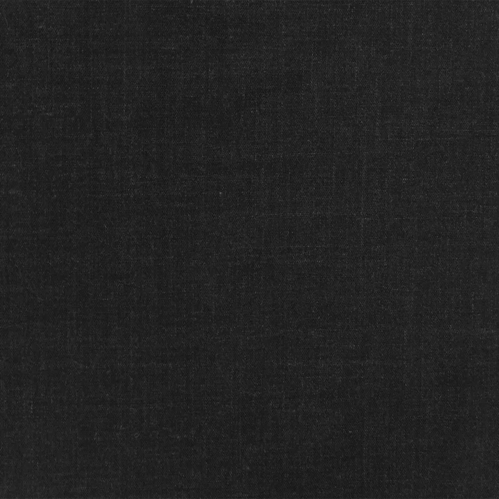 Faded Black-Gray Tropical Poly-Wool Cross-Hatch Shirting Fabric
