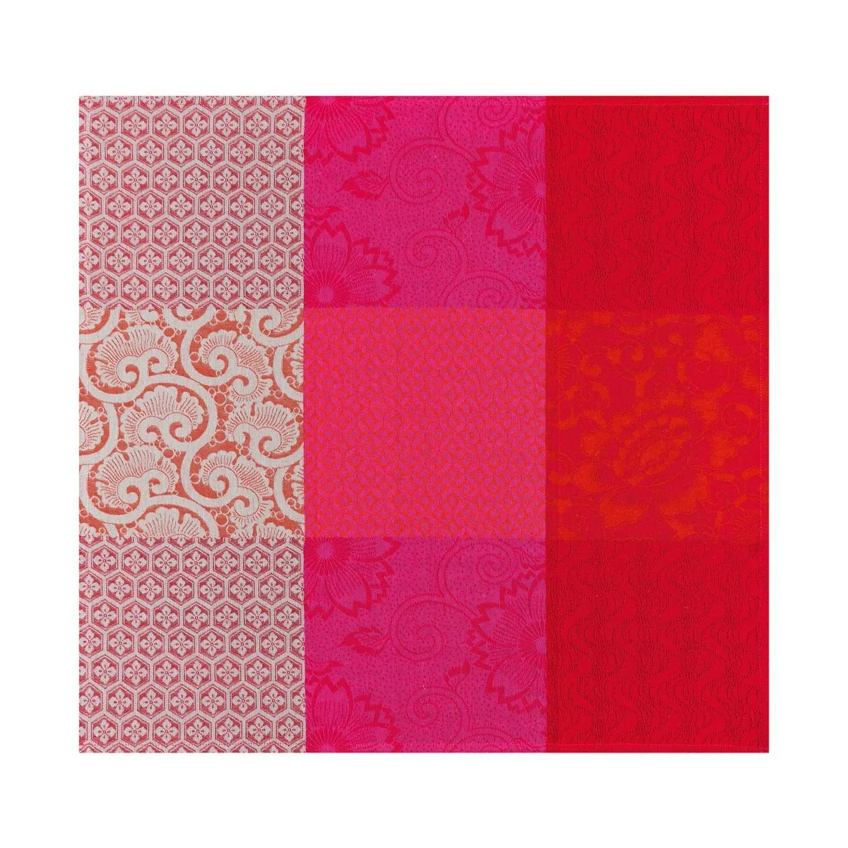 Fleurs de Kyoto Coated Table Linen in Cherry