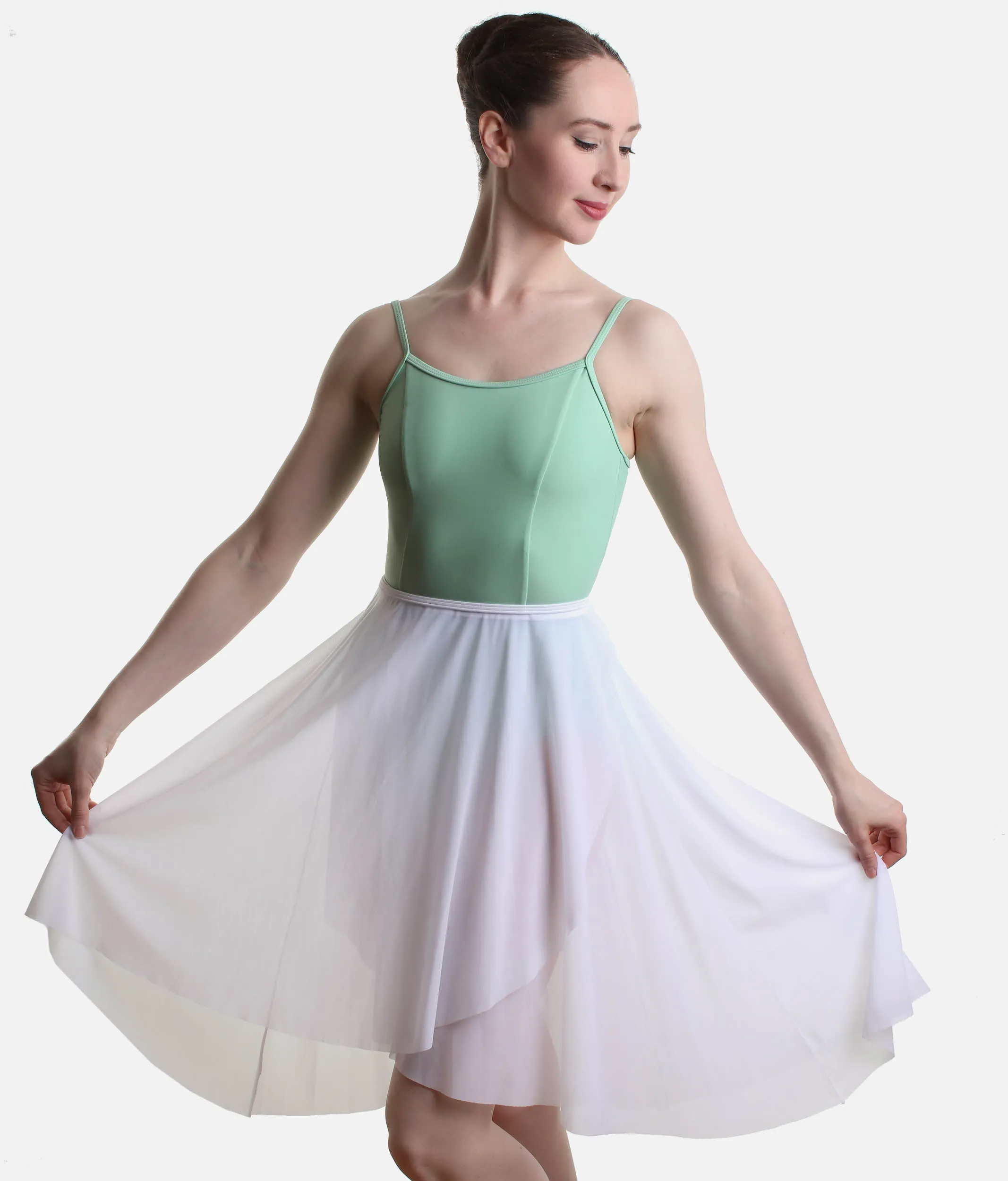 Flowing High-Low Ballet Skirt, Lightweight, Airy, & Elegant - 617