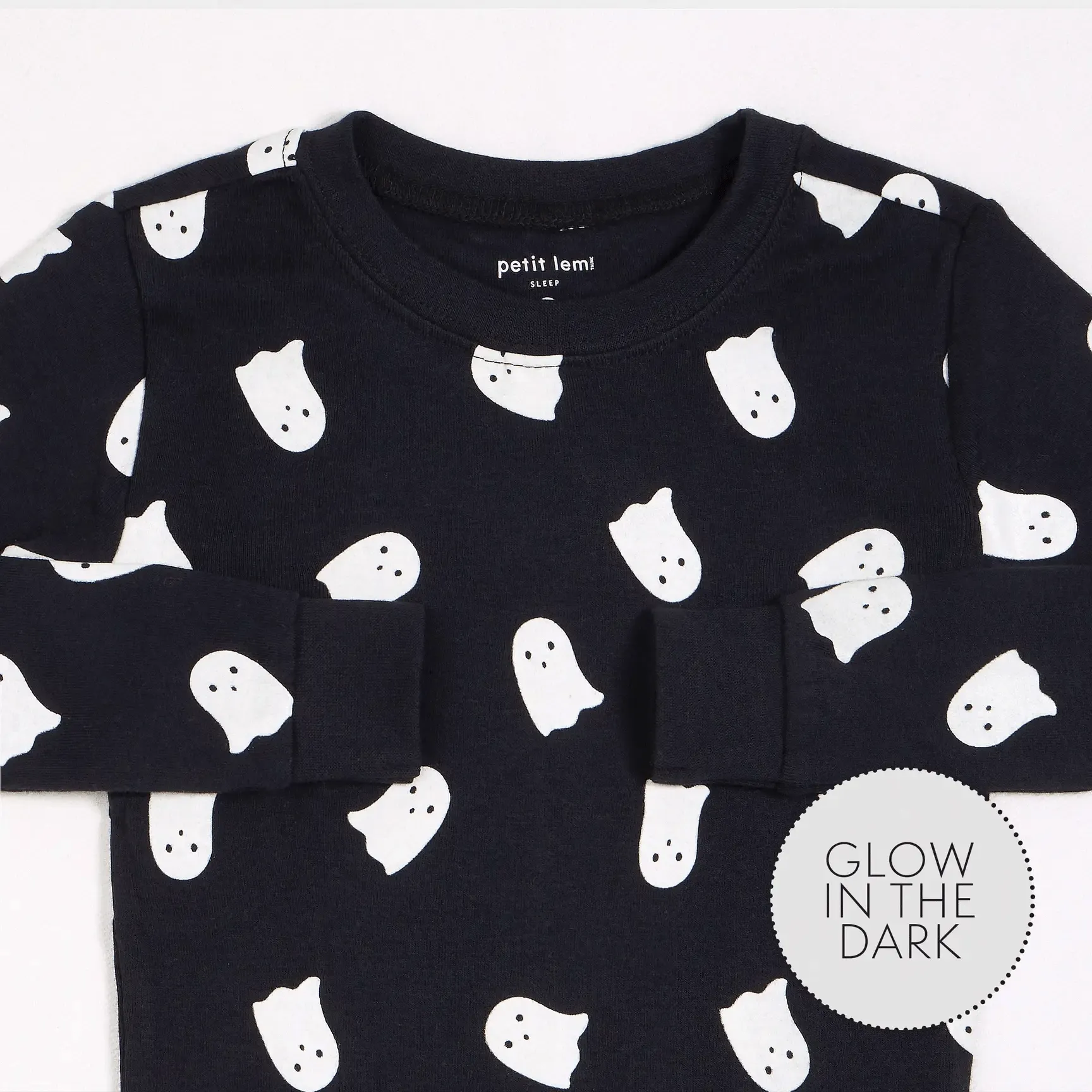 Ghosts Glow-in-the-Dark PJ Set