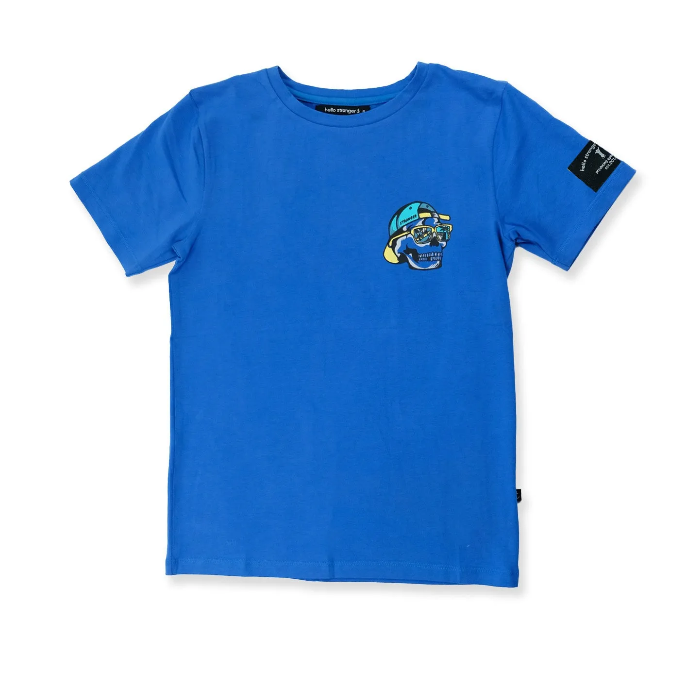 Hello Stranger Reflection SS Tee - Bright Blue