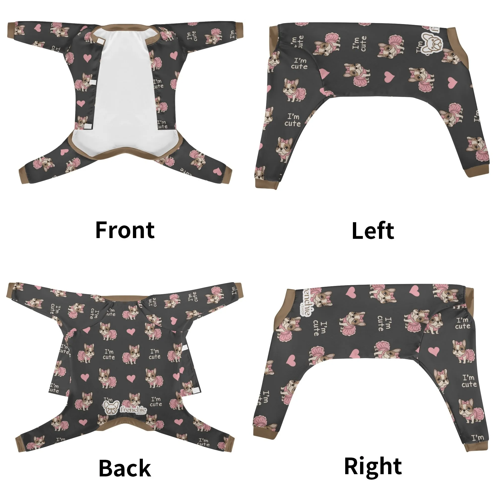 I'm cute - Frenchie Pajamas – Ultra-Soft, Cozy, & Adorably Stylish