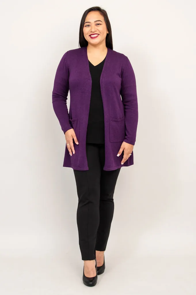 Justine Sweater, Royale, Bamboo Cotton
