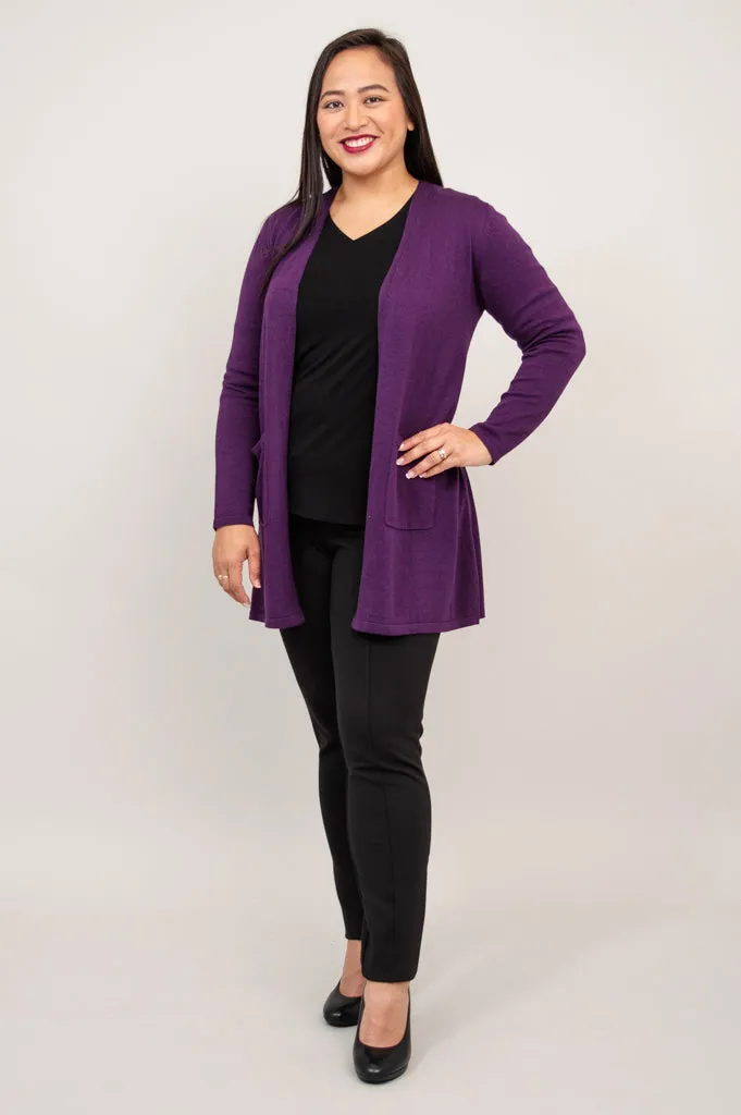 Justine Sweater, Royale, Bamboo Cotton