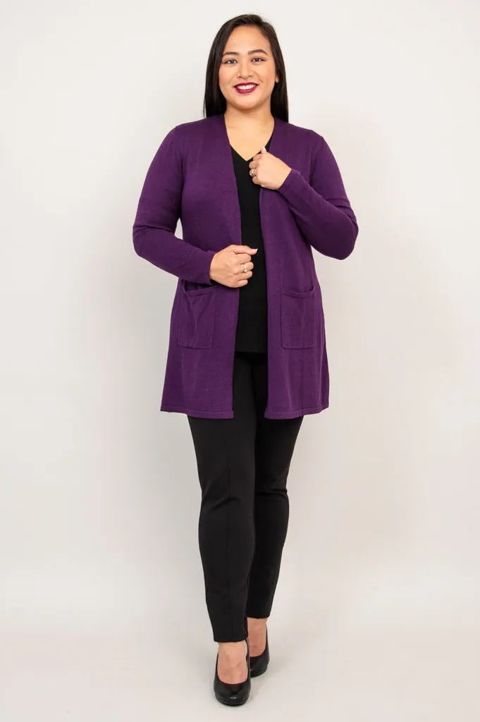 Justine Sweater, Royale, Bamboo Cotton