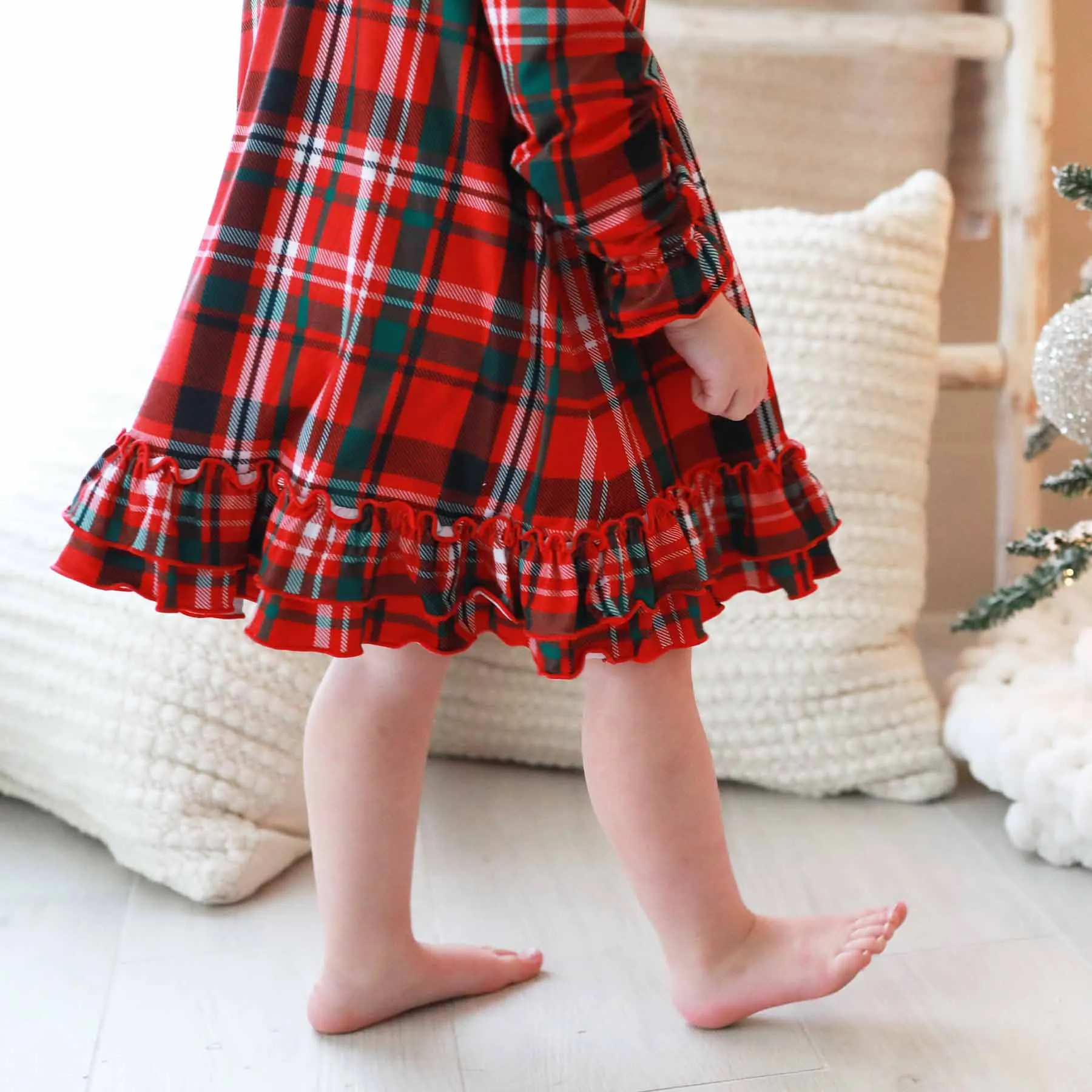 Long Sleeve Princess Ruffle Nightgown | Cozy Season