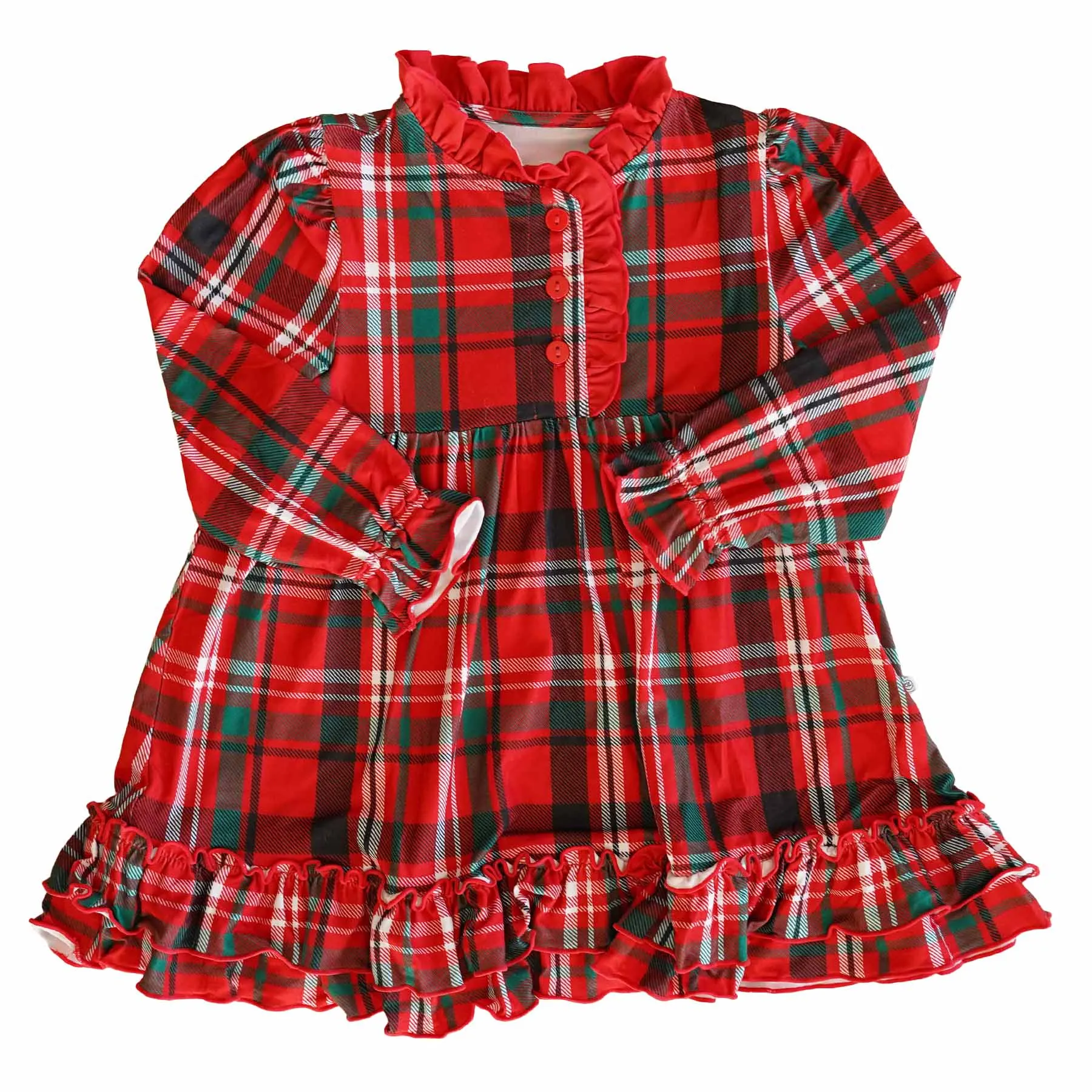 Long Sleeve Princess Ruffle Nightgown | Cozy Season