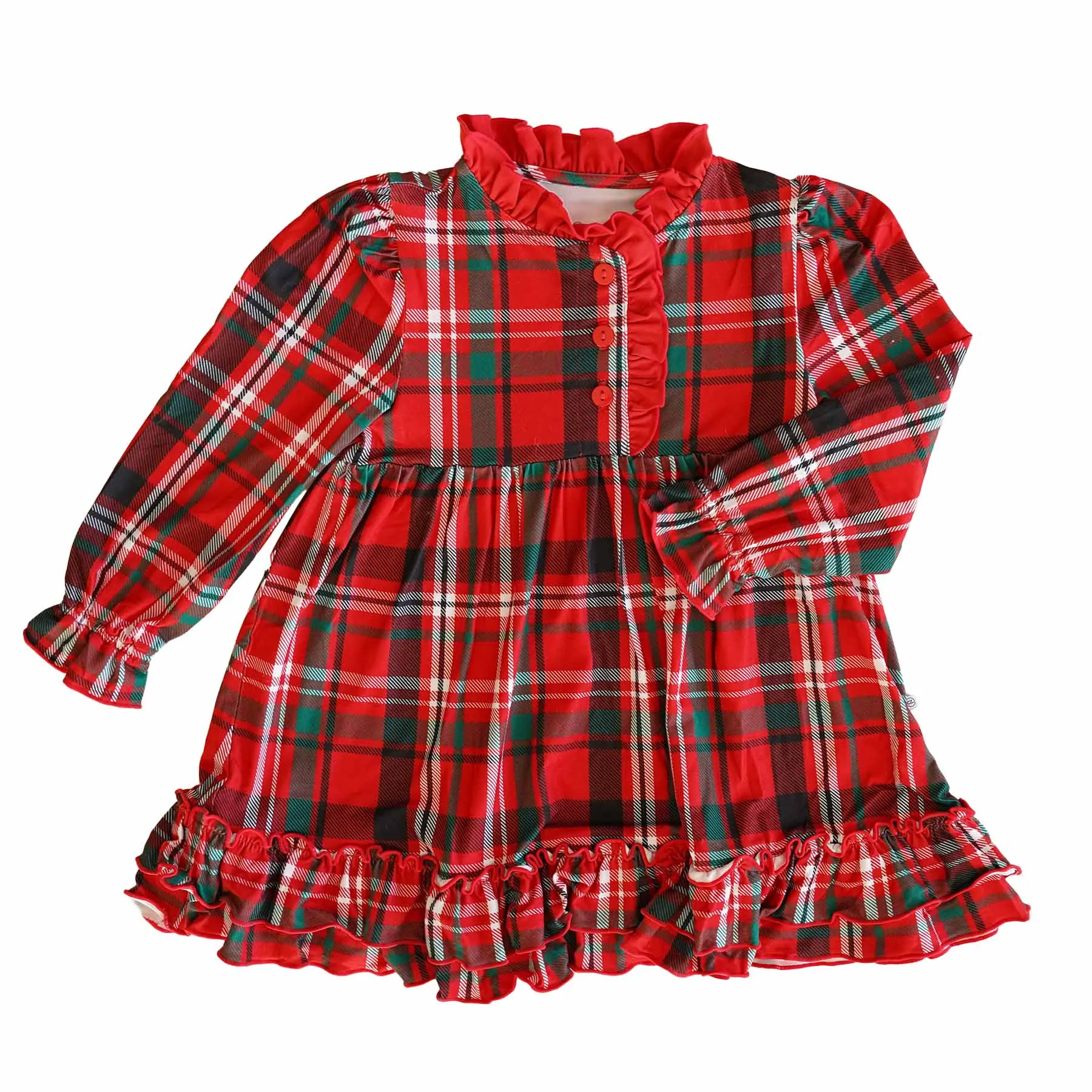 Long Sleeve Princess Ruffle Nightgown | Cozy Season