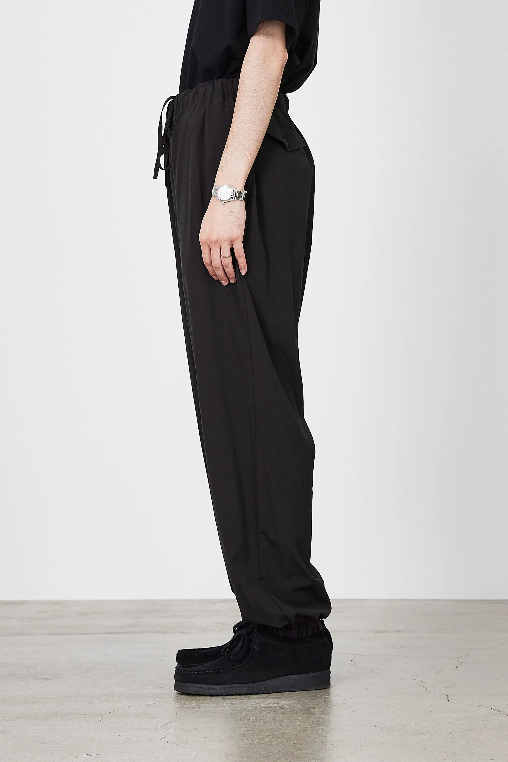 M23B-01PT01C SUPER120’S WOOL WASHER TROPICAL EASY WIDE PANTS