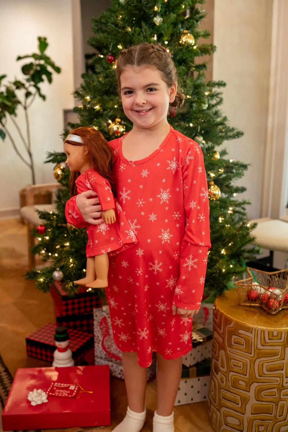 Matching Girl & Doll Nightgowns
