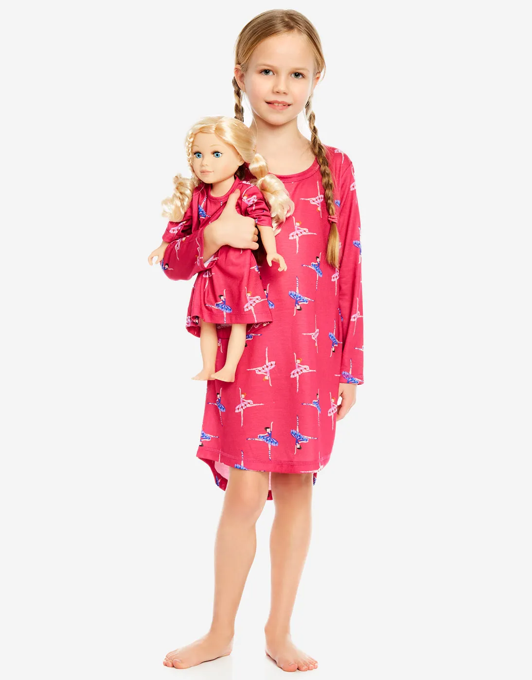 Matching Girl & Doll Nightgowns