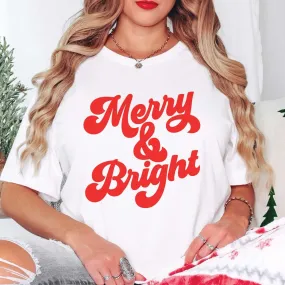 Merry & Bright Red Wholesale Tee