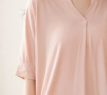 Modal Short Sleeve Cropped Pant Pajamas