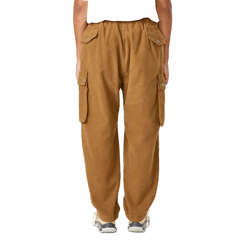 NANAMICA Flannel Easy Cargo Pants Camel