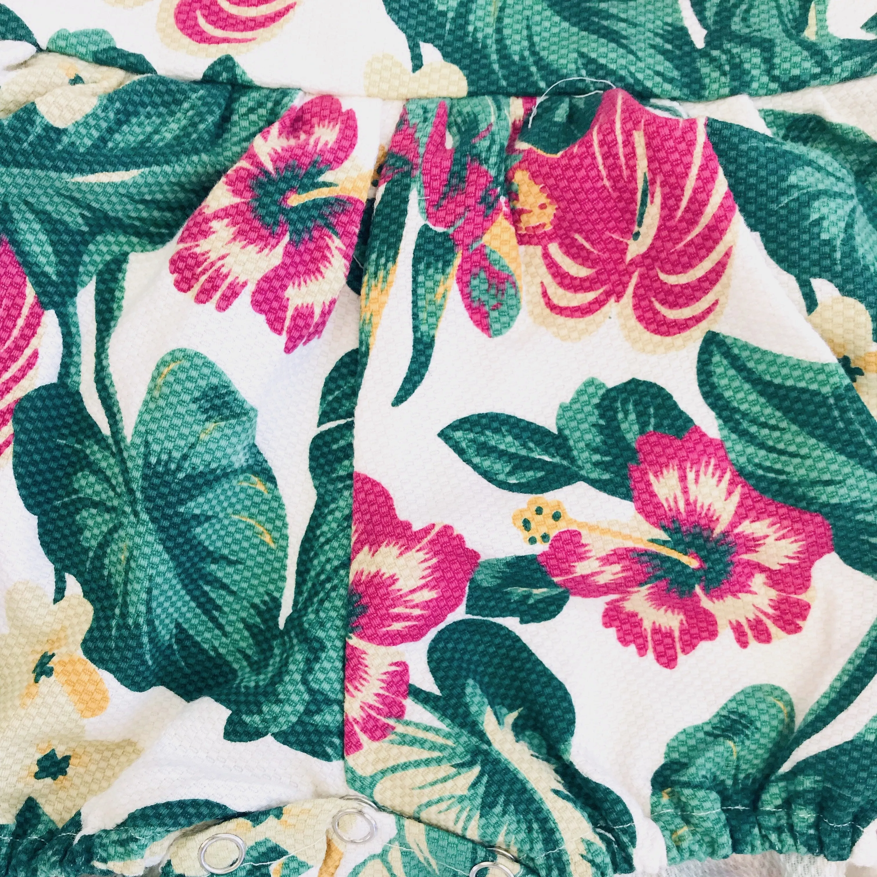 Orchid Playsuit in Tropical Garden