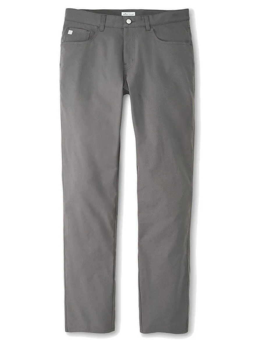 Peter Millar Performance Five-Pocket Pant in Iron