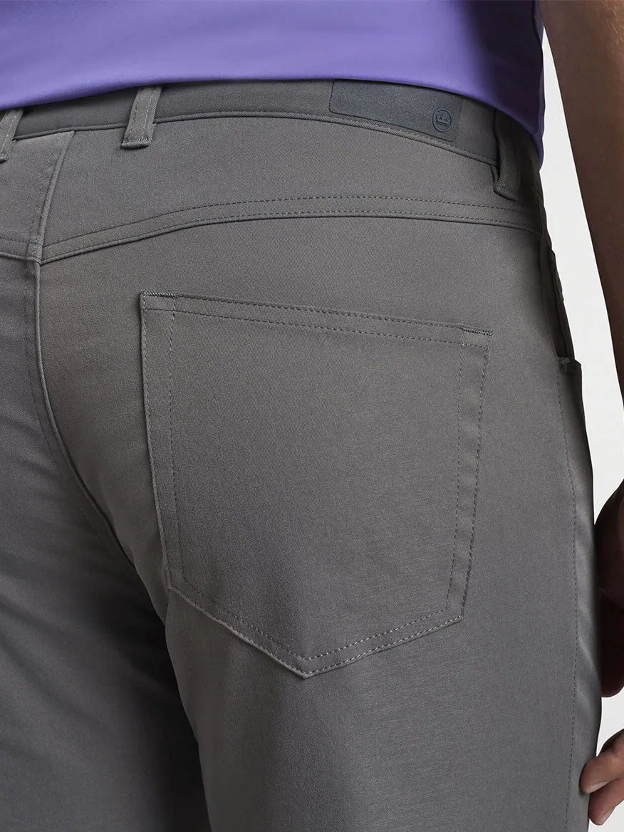 Peter Millar Performance Five-Pocket Pant in Iron