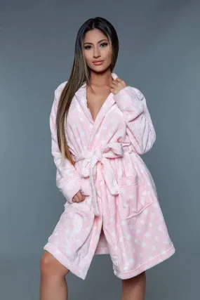 Polka Dot Kaylee Cozy Wrap Robe