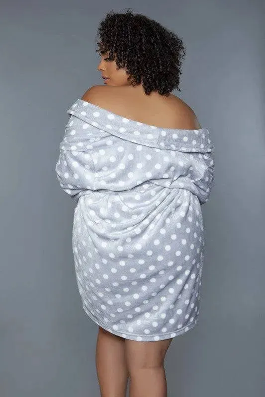 Polka Dot Kaylee Cozy Wrap Robe