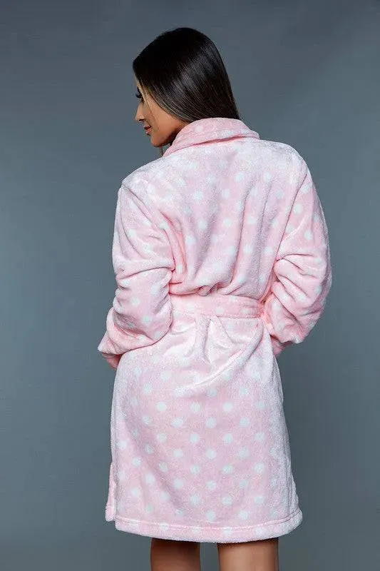 Polka Dot Kaylee Cozy Wrap Robe