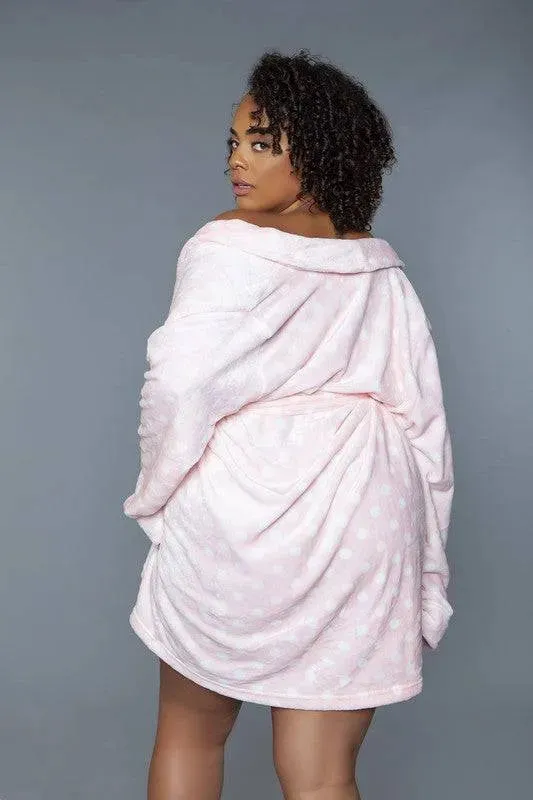 Polka Dot Kaylee Cozy Wrap Robe