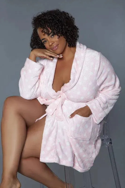 Polka Dot Kaylee Cozy Wrap Robe